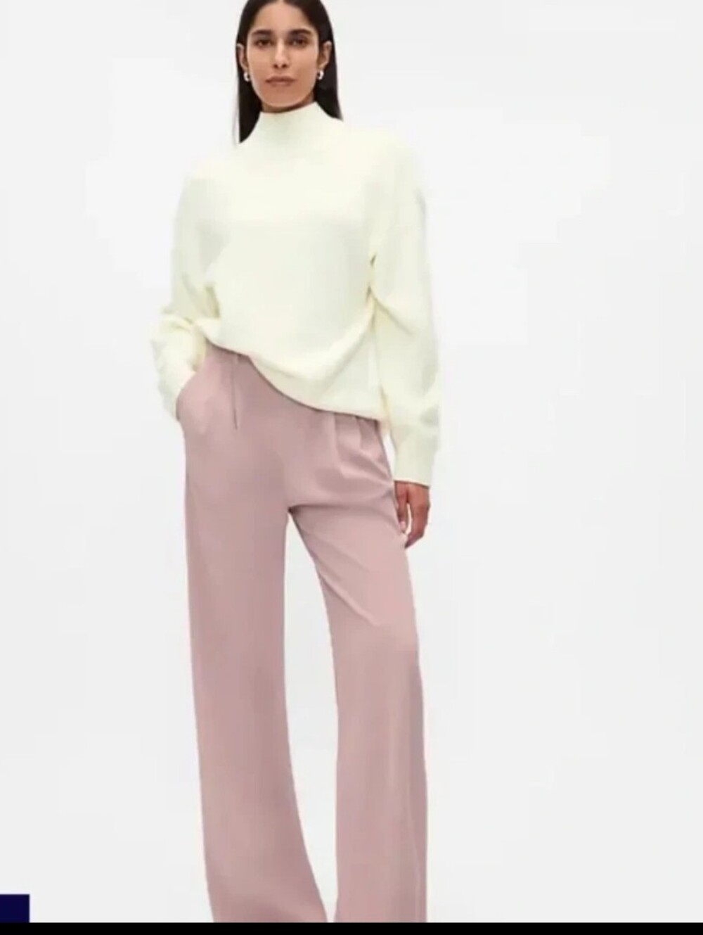 Gap Blush Pink 365 High Rise Pleated Trouser Size 6/M-NWT Retail $120+ aritzia